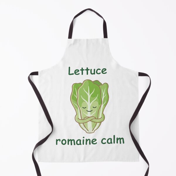 Item preview, Lettuce romaine calm - vegetable pun designed and sold by GagShots.