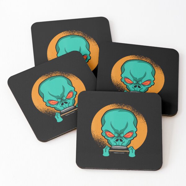 Item preview, Alien Playing The Harmonica - Harmonica Player Musician designed and sold by KristenSophie.