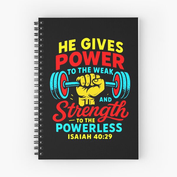 Item preview, Isaiah 40:29 He Gives Power to the Weak and Strength to the Powerless designed and sold by plushism.