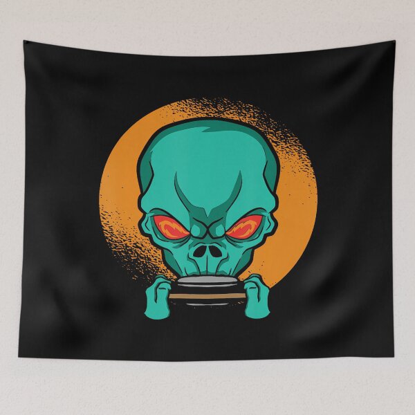 Item preview, Alien Playing The Harmonica - Harmonica Player Musician designed and sold by KristenSophie.