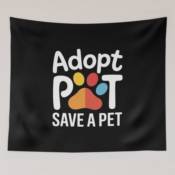 Item preview, Adopt Save a Pet Cat and Dog Animals Rescue  designed and sold by RsFilsingerArt.