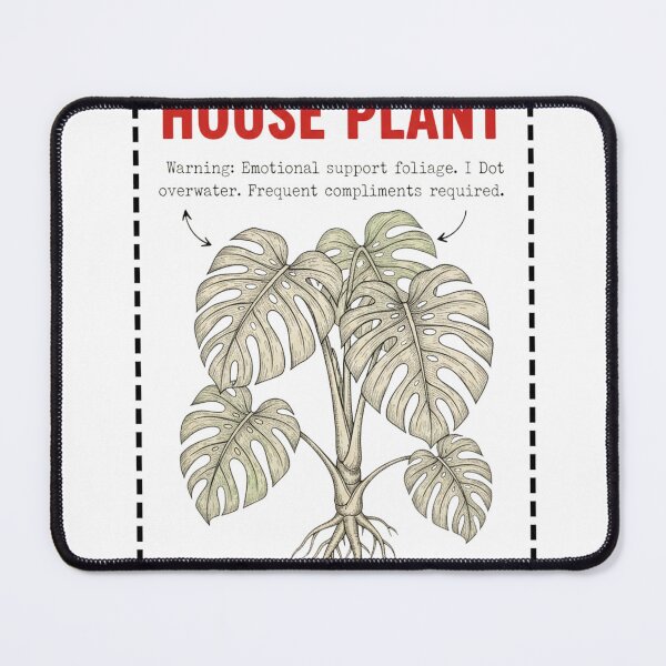 Item preview, Funny House Plant Warning Label T-Shirt | Sarcastic Plant Mom Gift | Botanical Humor Gardening Tee designed and sold by LoupeRout.
