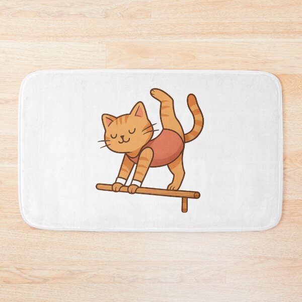 Item preview, Gymnast Cat – Grace in Motion designed and sold by luckyyouth.