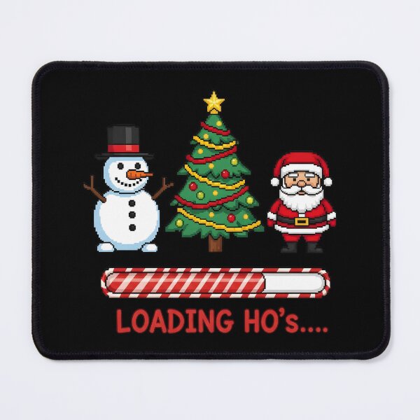 Item preview, 8-Bit Christmas Loading Ho's designed and sold by BakeryDozen.