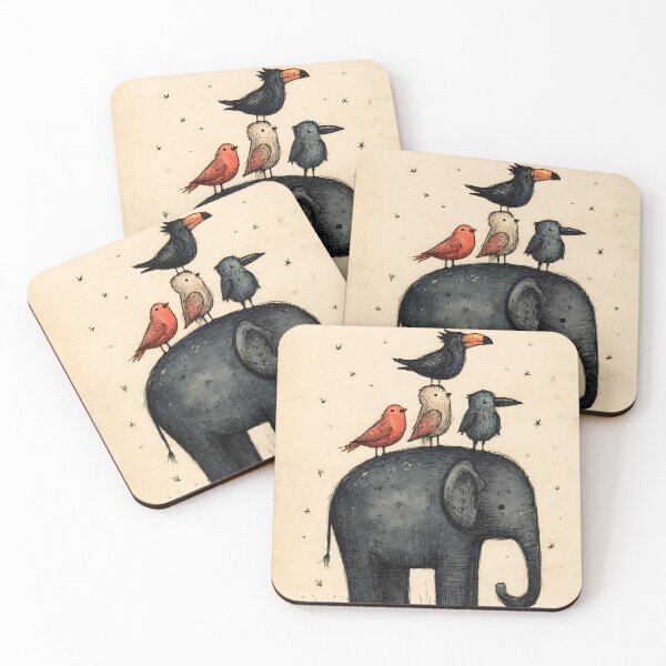 Item preview, Simple Animal Doodle Art designed and sold by bapupa.