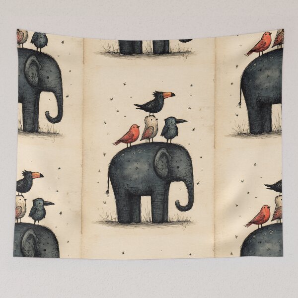 Item preview, Simple Animal Doodle Art designed and sold by bapupa.
