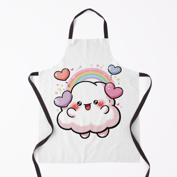 Item preview, Kawaii Cloud Juggler with Pastel Hearts - Cute Aesthetic Art designed and sold by DanielY01.
