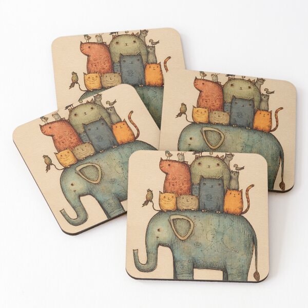 Item preview, Funny Animal Doodle Art designed and sold by bapupa.
