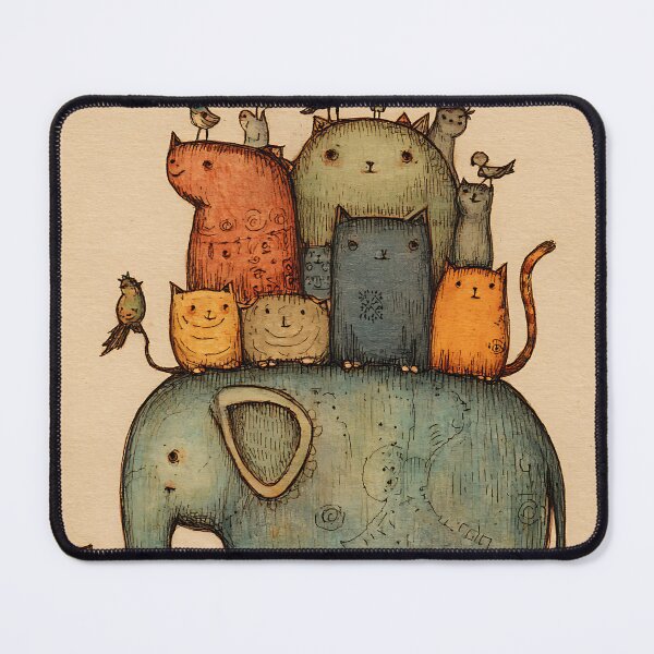 Item preview, Funny Animal Doodle Art designed and sold by bapupa.