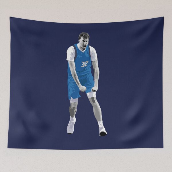 Item preview, Cooper Flagg Celebration Blue Silver Small Print Qiangy designed and sold by qiangdade.