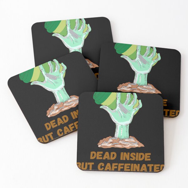 Item preview, Dead-Inside-But-Caffeinated-Coffee-Zombie designed and sold by NormaLehmann.
