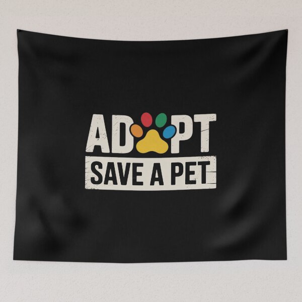 Item preview, Adopt Save A Pet Cat Dog Animals Rescue For Men Women Kids  designed and sold by RsFilsingerArt.