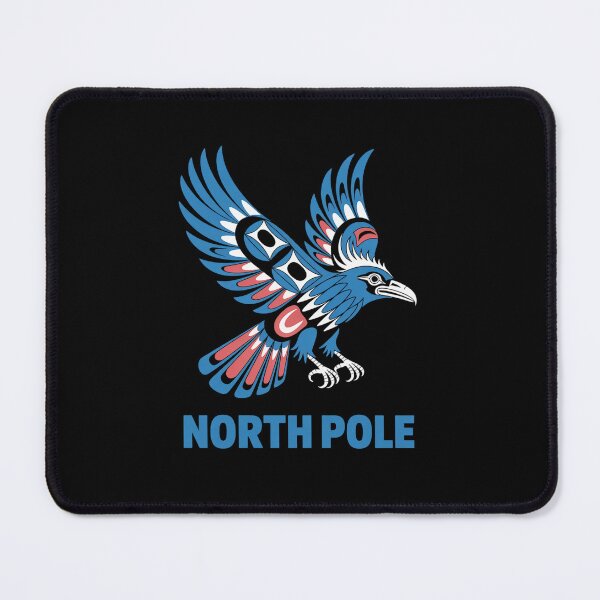 Item preview, North Pole Alaska Kingfisher Native American Indian Bird Art designed and sold by VasilisLamArt.
