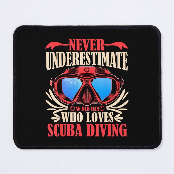 Item preview, Scuba Diving Grandpa Old Man Who Loves Scuba Diving Dive designed and sold by LindaRuby1.