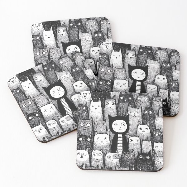 Item preview, Minimalist Black White Doodle designed and sold by bapupa.