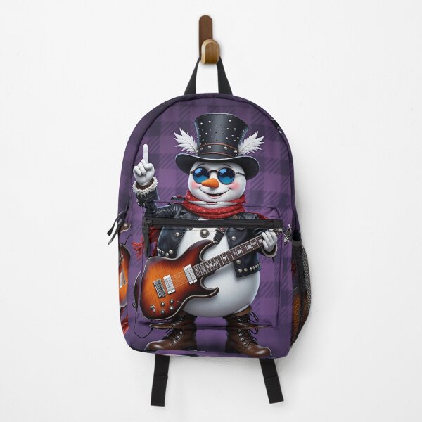 Item preview, Rockstar Snowman Illustration – Cool, Bold, and Festive Holiday Art designed and sold by PixelVibe782.