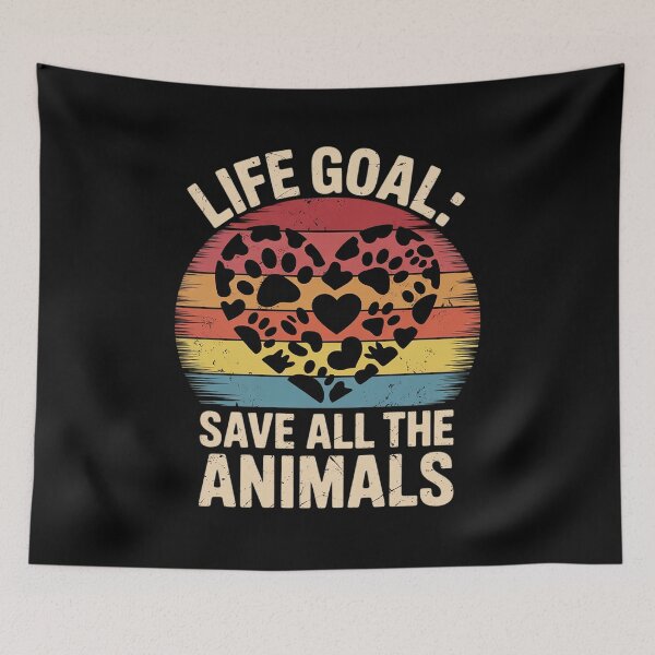 Item preview, Life Goal Save All The Animals Wildlife Rescue Animal  designed and sold by VerseFarm.