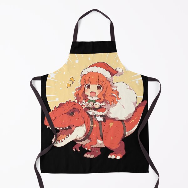 Item preview, Saori Takebe Christmas Santa Riding Dinosaur In Girls Und Panzer Anime designed and sold by HumbertoValveno.