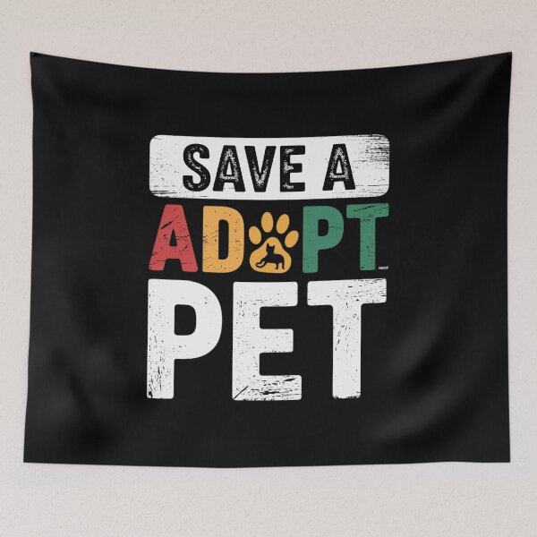 Item preview, Adopt Save A Pet Foster Dogs Cats Adoption Cat Dog Lover  designed and sold by RsFilsingerArt.