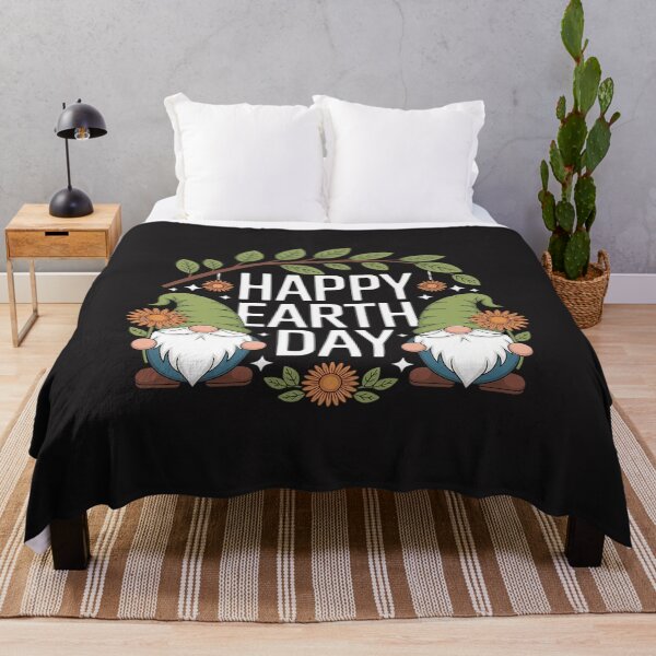 Item preview, funny holiday earth day happy gnomes arbor day flowers designed and sold by procionartss.