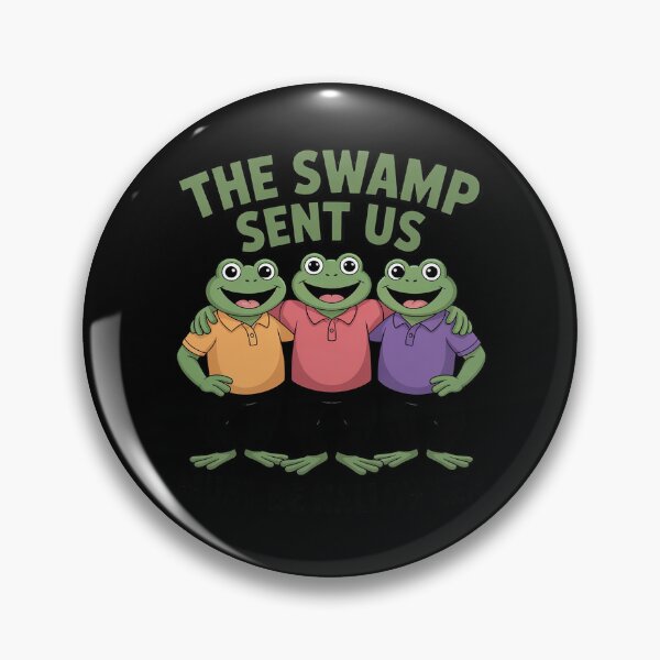 Item preview, Grumpy Frogs The Swamp Sent Us Must Be Halloween designed and sold by DetroitMug.