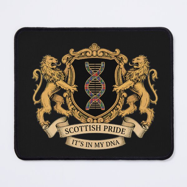 Item preview, Scottish Pride T-Shirt Lion Rampant DNA Graphic Logo Heritage Tartan Gift It's In My DNA Shirt designed and sold by IvoryArtDesign.
