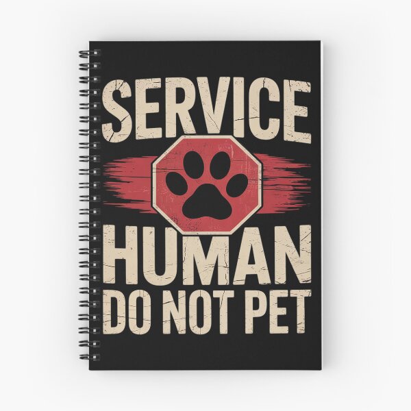 Item preview, Service Dog Human Do Not Pet Funny Vintage Rescue Dog Owner  designed and sold by VerseFarm.