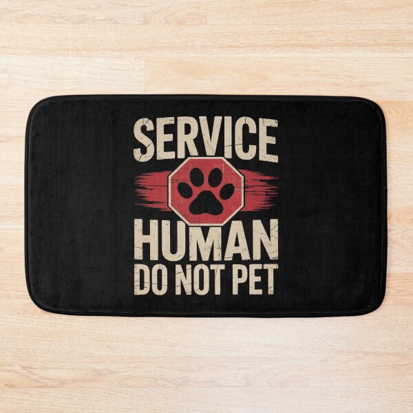 Item preview, Service Dog Human Do Not Pet Funny Vintage Rescue Dog Owner  designed and sold by VerseFarm.