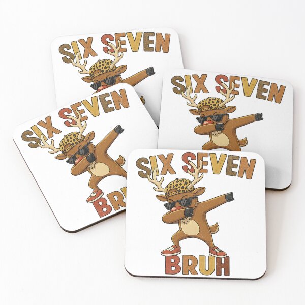 Item preview, Funny Reindeer Six Seven Bruh designed and sold by EvrmoodCo.