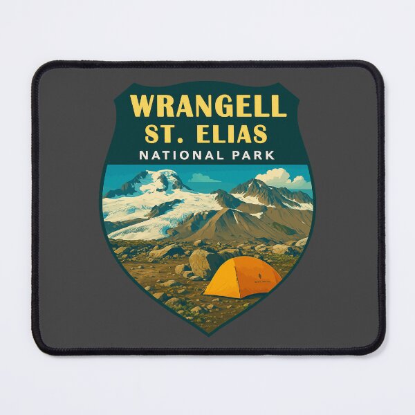 Item preview, Wrangell–St. Elias Alaska Mountain Sticker designed and sold by Ismeal Von.