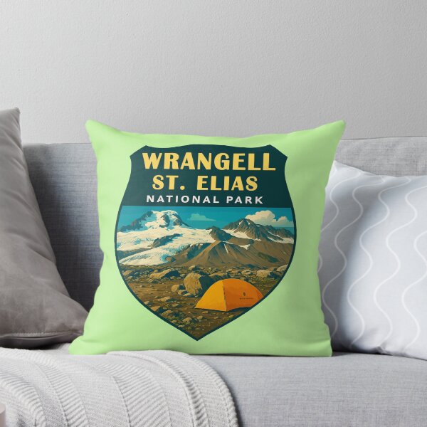Item preview, Wrangell–St. Elias Alaska Mountain Sticker designed and sold by Ismeal Von.