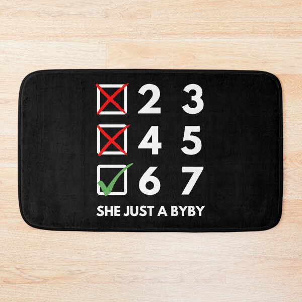 Item preview, Funny Checkbox Quote Surreal Number 67 Meme Design designed and sold by MotivaChic.
