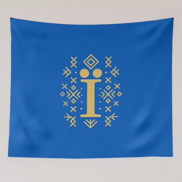 Item preview, Ї Symbol in Ukrainian Folk Pattern – Cultural Heritage Design designed and sold by ShineEyePirate.