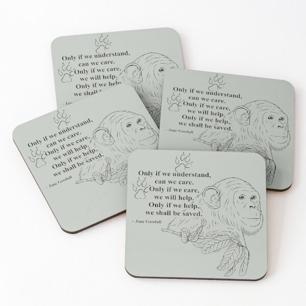 Item preview, Jane Goodall designed and sold by Thatchesspiece.