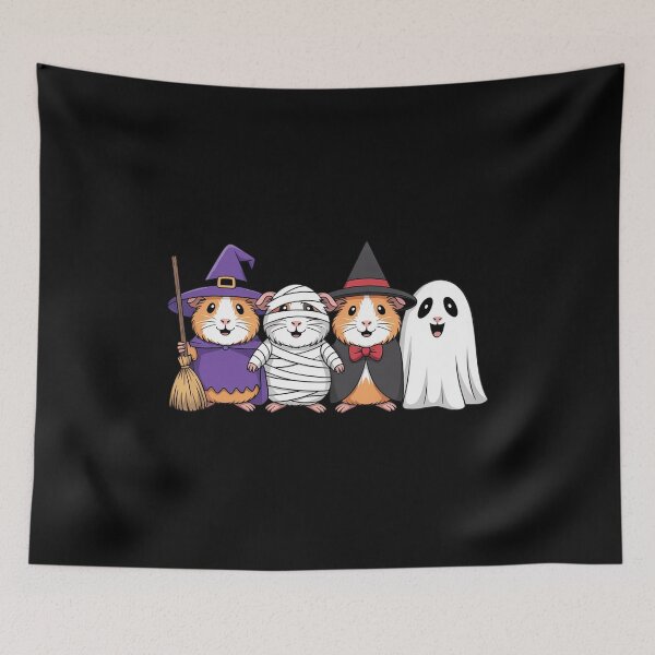 Item preview, Guinea Pig Halloween Witch Mummy Guinea Pig Ghost Halloween designed and sold by CultureSpec.