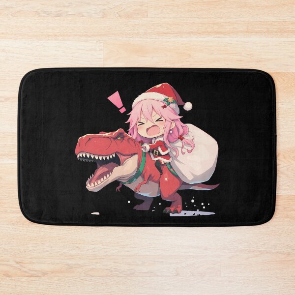 Item preview, Inori Yuzuriha Christmas Dinosaur Ride Guilty Crown Anime designed and sold by HumbertoValveno.