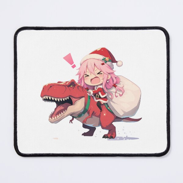 Item preview, Inori Yuzuriha Christmas Dinosaur Ride Guilty Crown Anime designed and sold by HumbertoValveno.