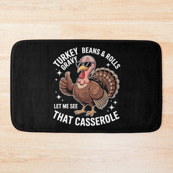 Item preview, Turkey Gravy Beans And Rolls Casserole Funny 04  designed and sold by VerseFarm.