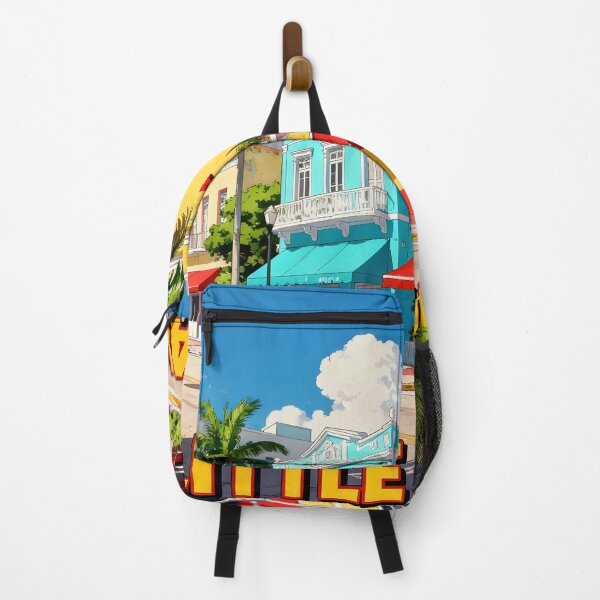Item preview, Little Havana, Miami, USA: Vintage-Style Painterly Travel Poster designed and sold by LSVart.