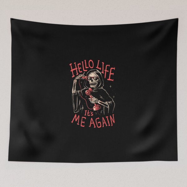 Item preview, Death-Call---Funny-Grim-Reaper-Skull-Death designed and sold by ArthurArndt.
