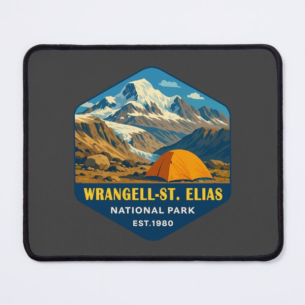 Item preview, Wrangell–St. Elias Alaska Mountain Sticker designed and sold by Ismeal Von.