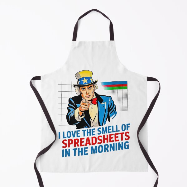 Item preview, Uncle Sam Spreadsheet Lover Retro Office Humor designed and sold by Amanda's Factory.