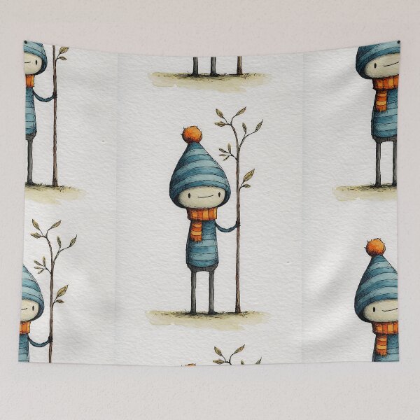 Item preview, Funny Cute Doodle Character designed and sold by bapupa.