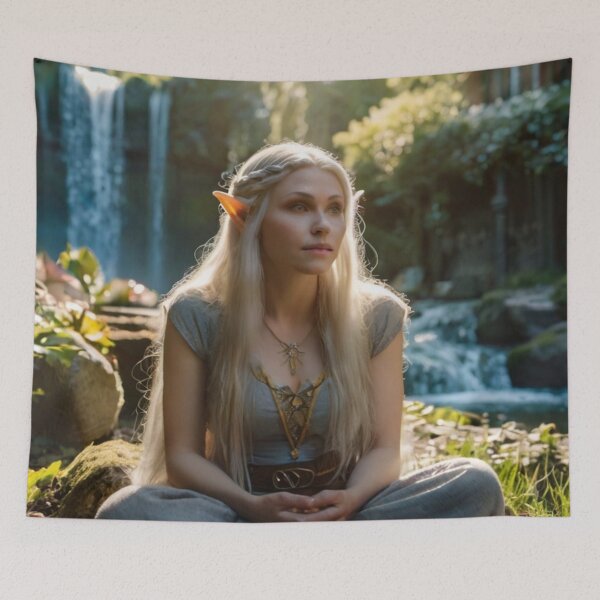 Item preview, Magical Forest Garden of the Tranquil Elf designed and sold by BlareBlare.