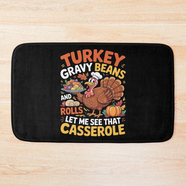 Item preview, Turkey Gravy Beans And Rolls Casserole Funny Thanksgiving 02  designed and sold by VerseFarm.