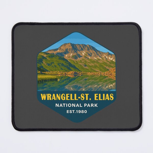 Item preview, Wrangell–St. Elias Alaska Mountain Sticker designed and sold by Ismeal Von.