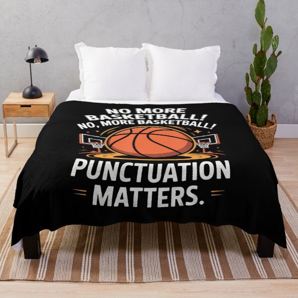Item preview, Punctuation Matters Funny Basketball Grammar English Teacher designed and sold by EricaMaude1.