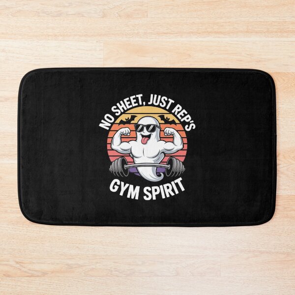 Item preview, Gym Spirit Workout Ghost No Sheet Just Reps Halloween designed and sold by CultureSpec.