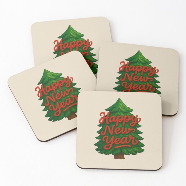 Item preview, Happy New Year Tree Art designed and sold by Liv Solara.