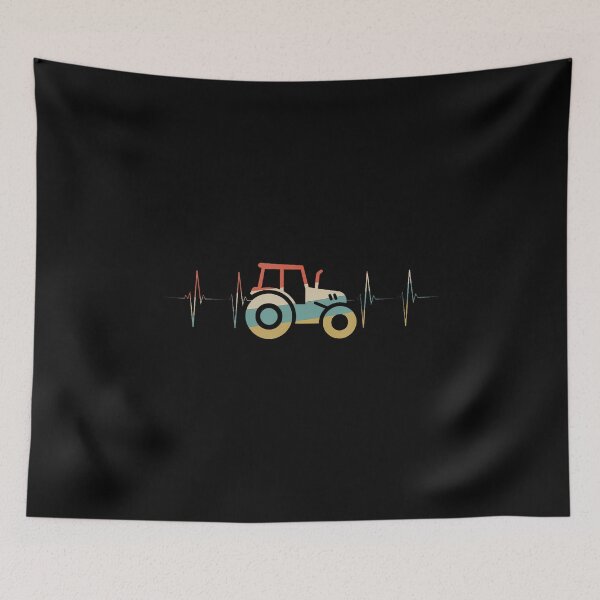 Item preview, Tractor Heartbeat Retro Ecg Ekg designed and sold by PatriciaKelsey.